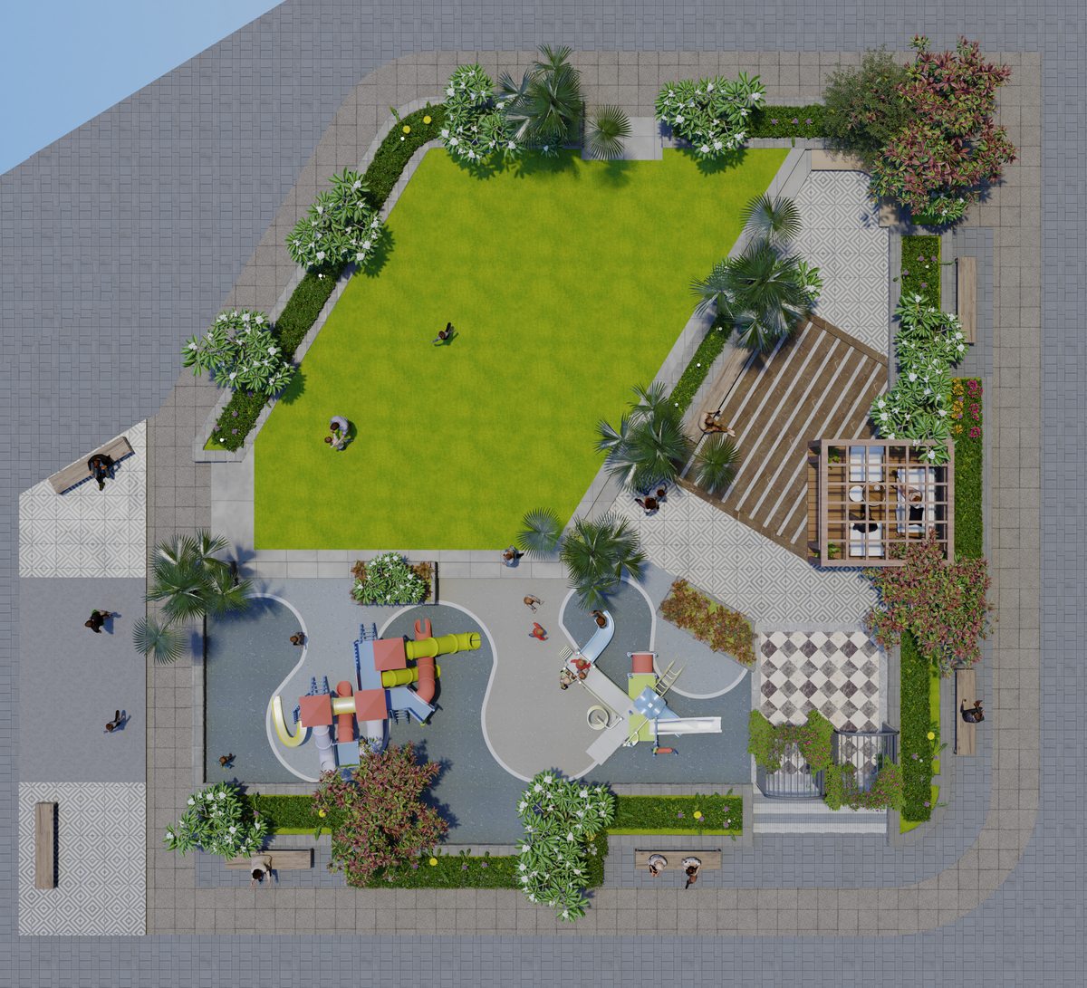 Oasis Aarish — Podium Garden