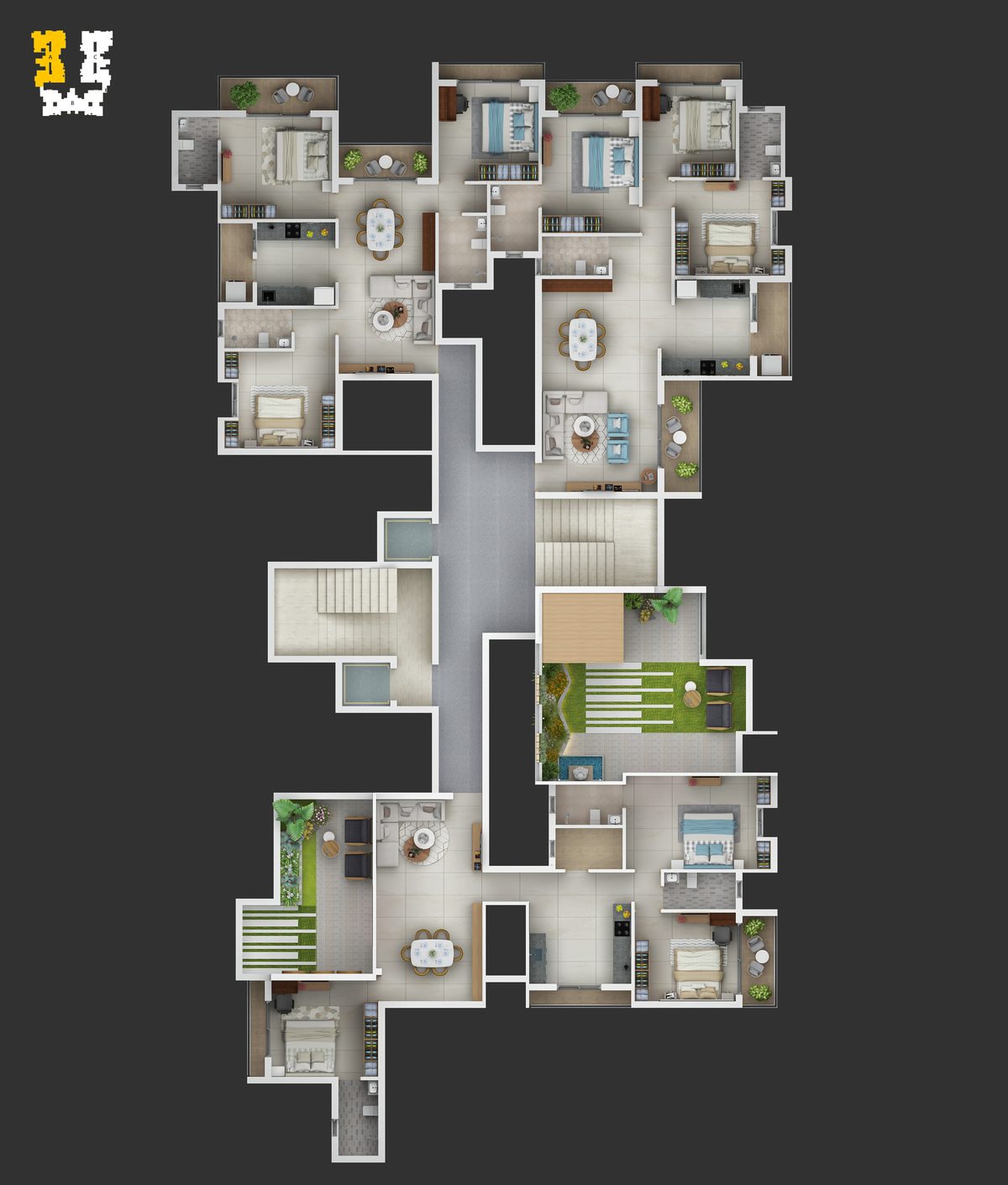 Palazzo Royal — Building 1 Render