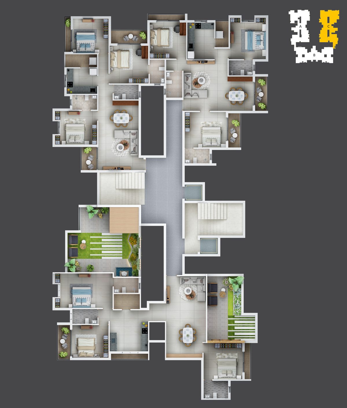 Palazzo Royal — Building 3 Render